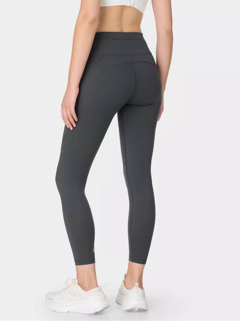 Sweaty Betty Power Grey High-Waist 7/8 Performance Leggings Like-New Size - 4